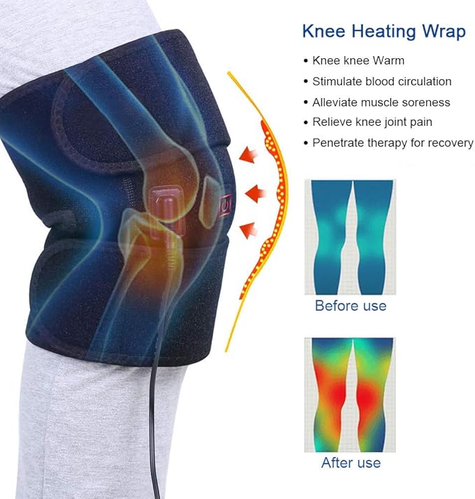 🔥 وسادة تدفئة كهربائية للركبة | Electric Heating Knee Pad 🔥