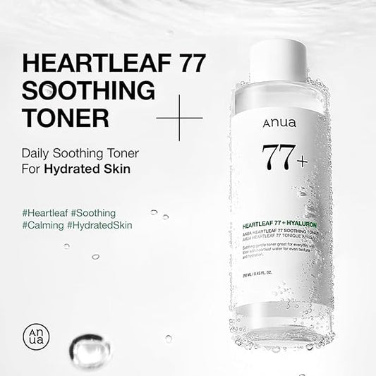 Anua Heartleaf 77 Soothing Toner أنوا هارتليف 77 تونر مهدئ 💧🌿