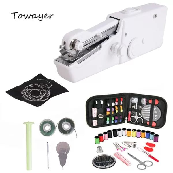 Handheld Portable Sewing Machine👜✨ ماكينة خياطة محمولة يدويًا