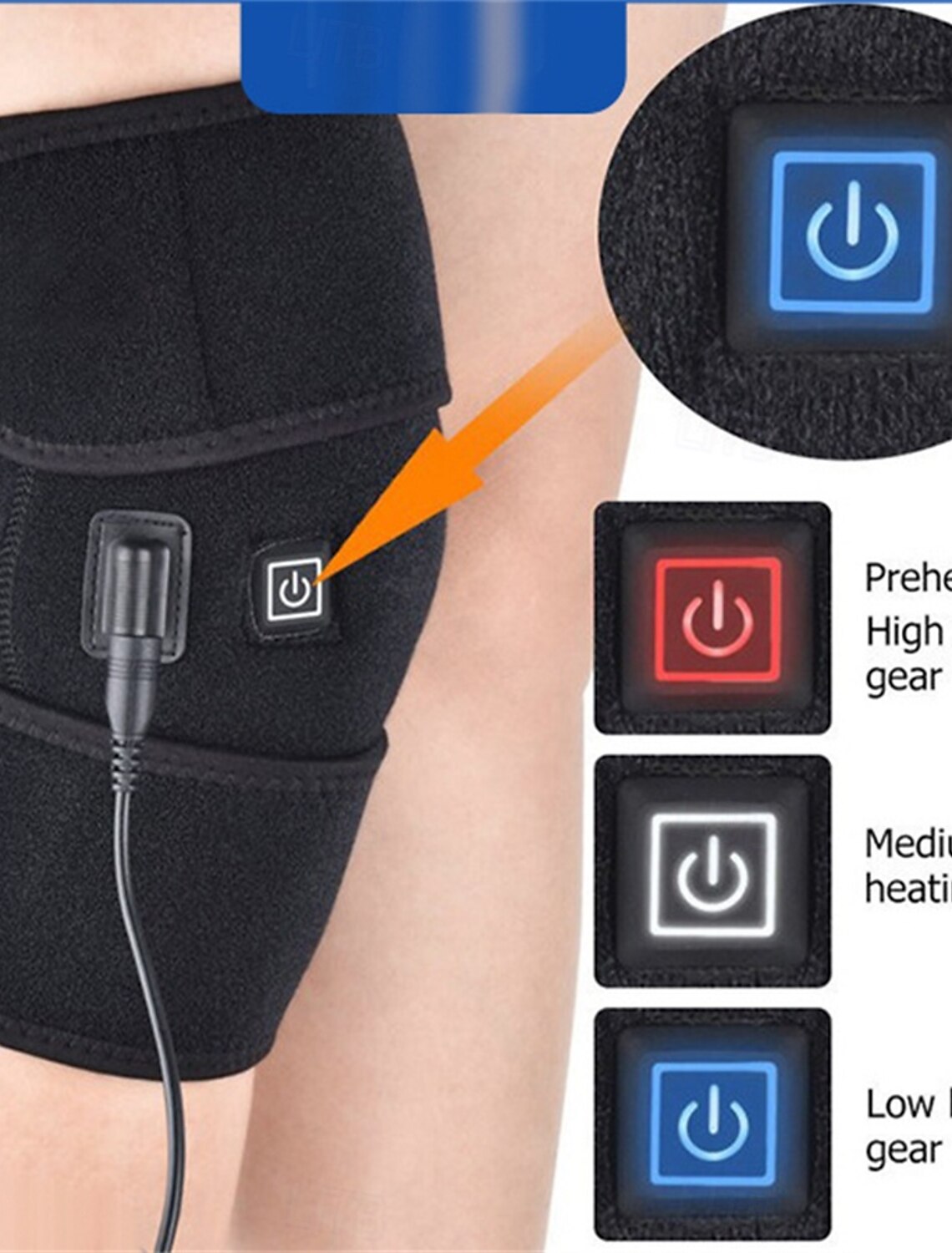 🔥 وسادة تدفئة كهربائية للركبة | Electric Heating Knee Pad 🔥